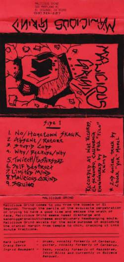 Malicious Grind : Demo '87 Malicious Grind : Demo '87